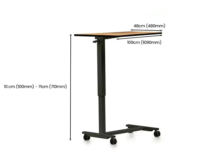Height Adjustable Table with Gas Lift